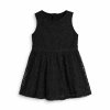 Perfect 10-B: Black Crochet Dress (1-3 Years)